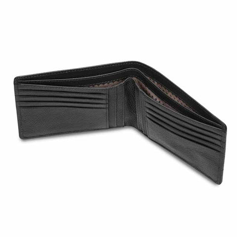 LAMOL 105 Moleskine Classic Match Genuine Leather Wallet - Black