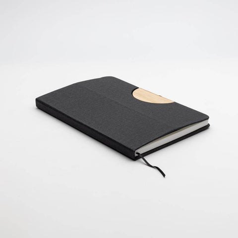 NBEN 109 - STADE - A5 Hard Cover Notebook with Folding Phone Stand