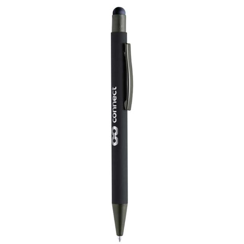 WIMP 265/6/7/8 - VOJENS - Giftology Metal Soft-touch Ballpen with Stylus - Black