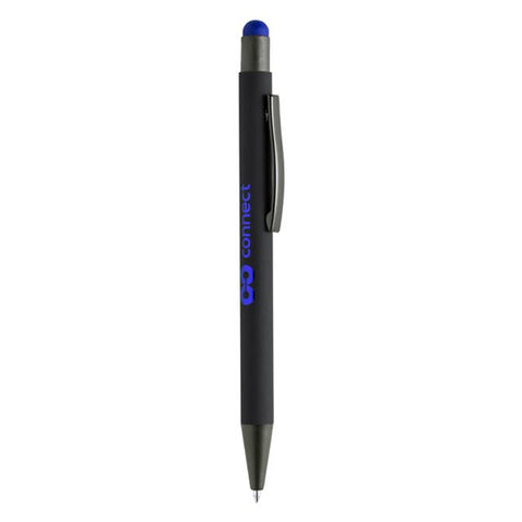 WIMP 265/6/7/8 - VOJENS - Giftology Metal Soft-touch Ballpen with Stylus - Black