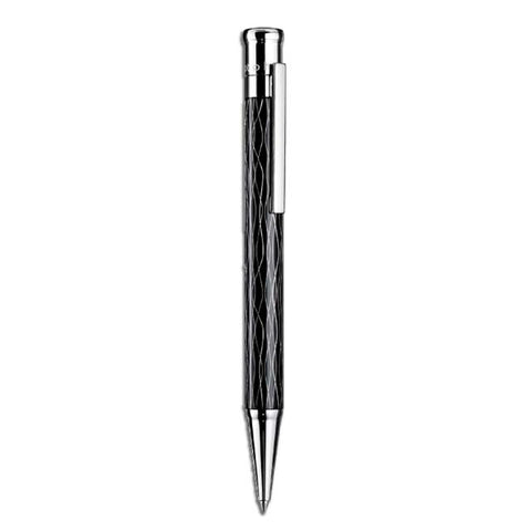 WIOTH 516 OTTO Hutt Ballpoint Pen Wave Pattern Black
