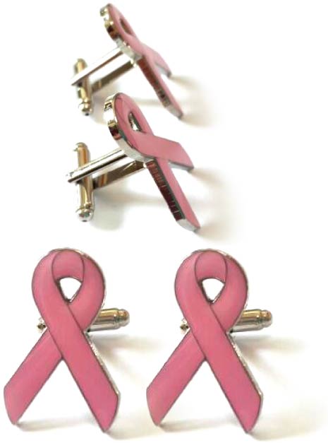 Breast Cancer Awareness Cufflinks