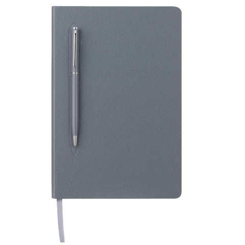 GSGL 301/306 CAMPINA - A5 Leatherette Hard Cover Notebook W/ Metal Pen