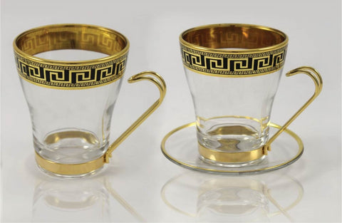cup,tea,drink,coffee,mug,glass items,luxury,elegant,teacup,pottery,porcelain,antique,two,gold,victory,dawn,simplicity,earring