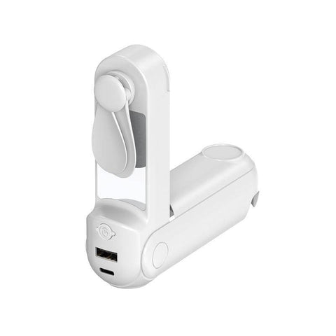 ITPB 1261 - ARCHIE - Giftology 5-in-1 Powerbank Fan with Torch, Phone Holder & Mirror
