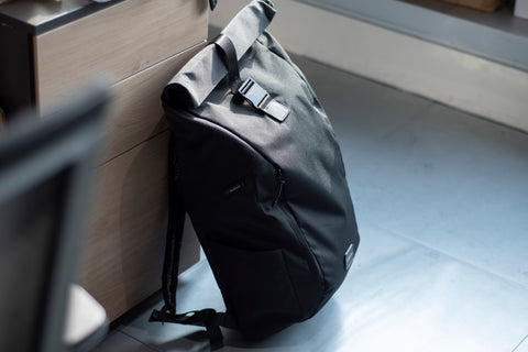 E3277 ONDA ROLL UP - Sleek Recycled Ocean Plastic Roll-Up Backpack