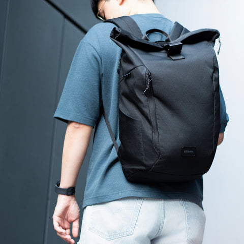 E3277 ONDA ROLL UP - Sleek Recycled Ocean Plastic Roll-Up Backpack