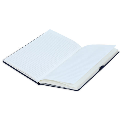 NBSN 101G  BUKH - SANTHOME A5 Hardcover Ruled Notebook Black Glossy