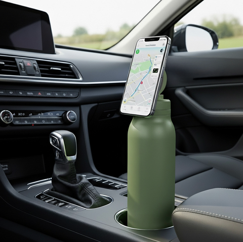 BOTELLA PRO – 900ml Multi-Functional Drink Bottle with Magnetic Phone Loop