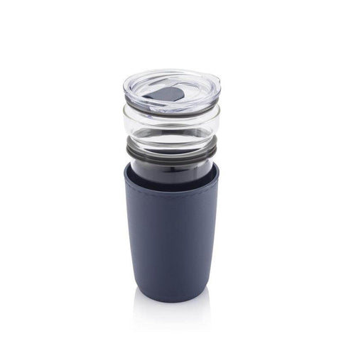 DWHL 3158/9 CERRA - Hans Larsen Premium Glass Tumbler with Recycled Protective Sleeve