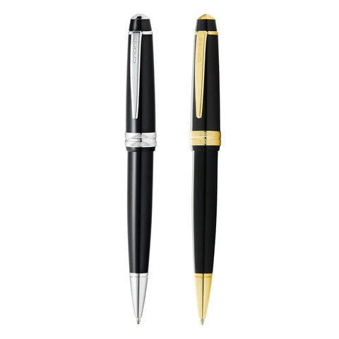 WICR 5302 Cross Bailey Light™ Polished Black Resin with Polished Chrome Appointments Ballpoint Pen (Blue Ink)