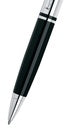 WICR 5292  Cross Calais™ Chrome/Black Lacquer with Polished Chrome Appointments Ballpoint Pen