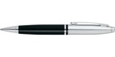 WICR 5308 Cross Calais™ Chrome/Black Lacquer with Polished Chrome Appointments Ballpoint Pen (Blue Ink)
