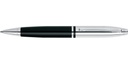 WICR 5308 Cross Calais™ Chrome/Black Lacquer with Polished Chrome Appointments Ballpoint Pen (Blue Ink)