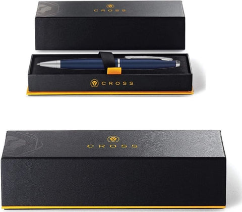 WICR 5277/78/ Cross Calais™ Matte Black or MEtallic Blue with Polished Chrome Appointments Ballpoint Pen