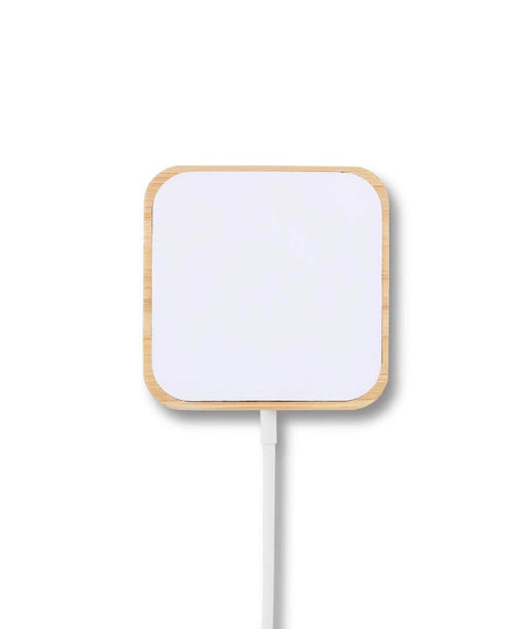 ITWC 156 DOMITZ - 15W Square Bamboo Magsafe Wireless Charger