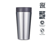 DWCC 3176 Circular Cup - Recycled Stainless Steel Cup 12oz