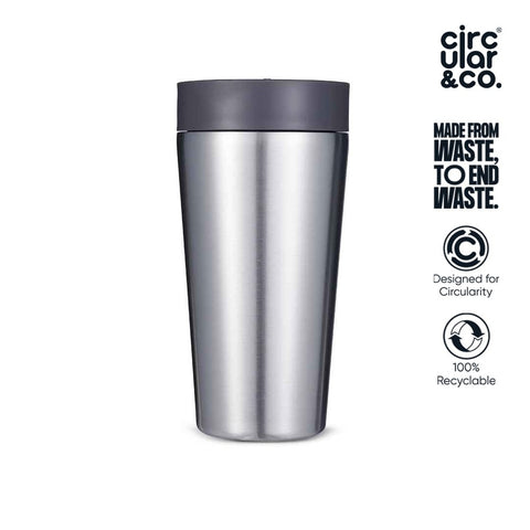 DWCC 3176 Circular Cup - Recycled Stainless Steel Cup 12oz