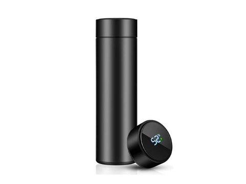 BFT-24-DS020-Flacon — 500ml Stainless steel bottle with temperature display