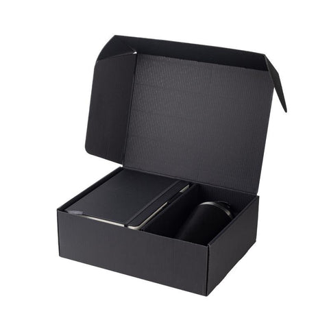 GSGL 9548/9/50 Giftology Set of Double Walled Tumbler, A5 Notebook and Pen