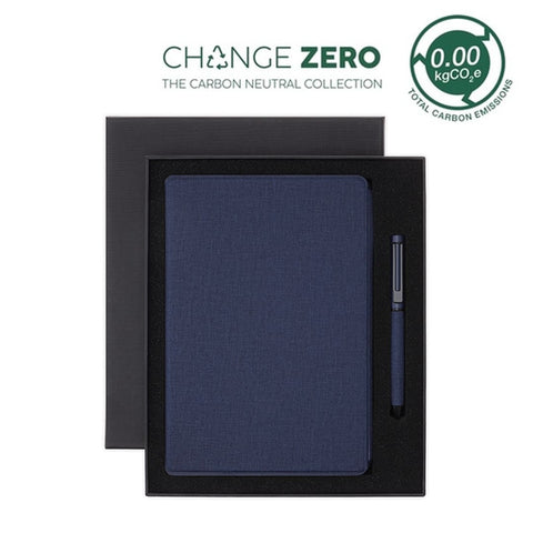 GSSN 9539/40/41 VARDIM - CHANGE ZERO Sustainable Gift Set with Refillable Notebook & Pen