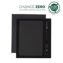 GSSN 9542/43/44 LENZEN - CHANGE ZERO Sustainable Gift Set with Refillable Notebook, Pen & USB Keychain