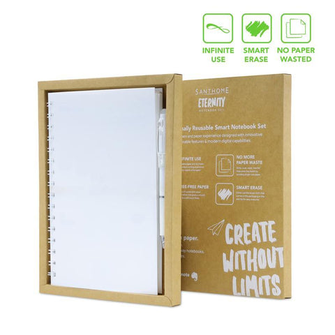 GSSN 9553/54 Santhome® Eternity - The Reusable Notebook & Pen Set