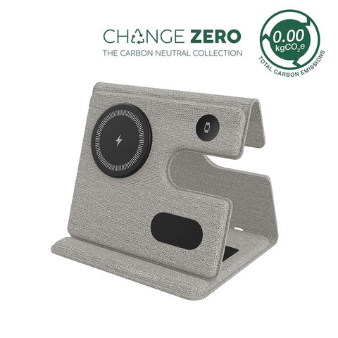 ITWC 1211/12 PLANA - CHANGE ZERO Recycled 3-in-1 Wireless Charger Station