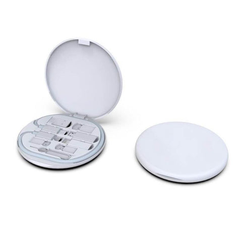 ITWC 1170/1/2 OSLO - @memorii Recycled 15W Wireless Charger Multi - Cable Set