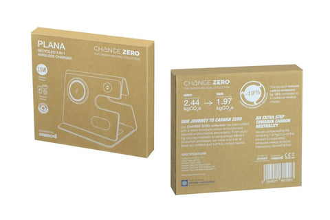 ITWC 1211/12 PLANA - CHANGE ZERO Recycled 3-in-1 Wireless Charger Station
