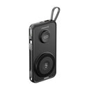 ITWC 1228 ROTTERDAM - @memorii® 10,000mAh Universal Wireless Powerbank with inbuilt cables - Black