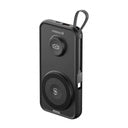 ITWC 1228 ROTTERDAM - @memorii® 10,000mAh Universal Wireless Powerbank with inbuilt cables - Black