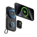 ITWC 1228 ROTTERDAM - @memorii® 10,000mAh Universal Wireless Powerbank with inbuilt cables - Black