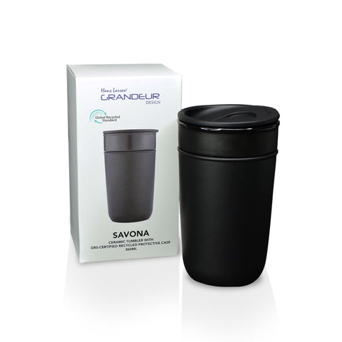 DWHL 3163/4 SAVONA - Hans Larsen Premium Ceramic Tumbler With Recycled Protective Sleeve