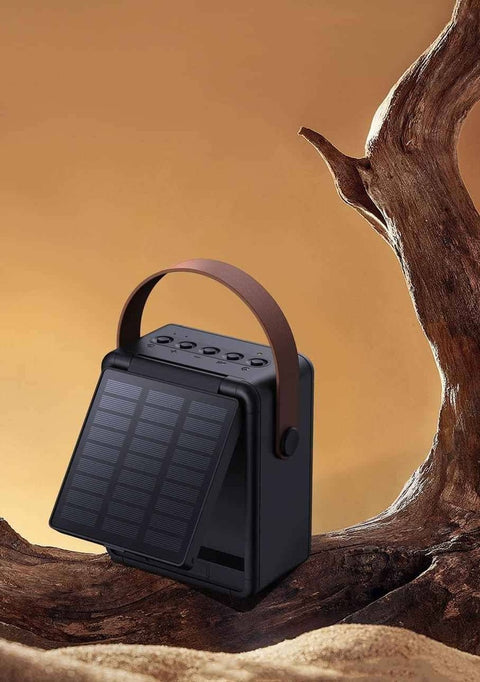 ITSP 1189 SOLA - @memorii RCS Recycled Solar Speaker & Lamp - Black