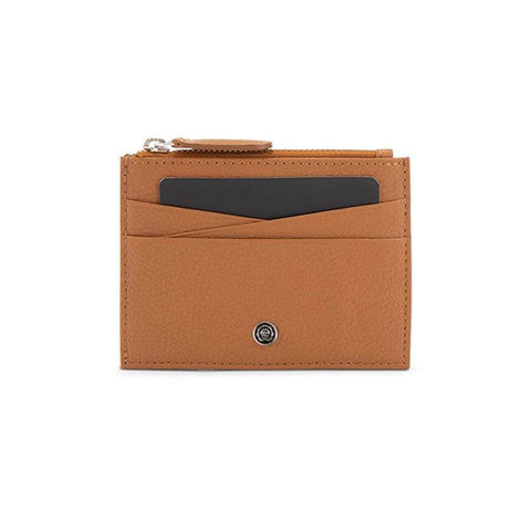 LACR 2045 / 2046 CROSS Pebble Leather Ladies' 6CC Zip Card Holder