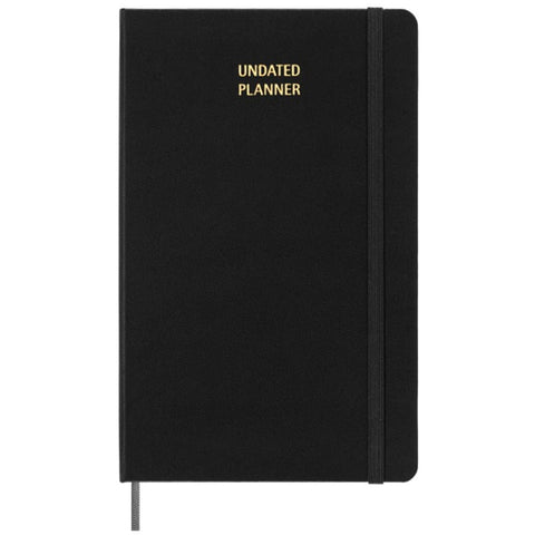 OWMOL 5384 Moleskine Undated 12 Month Weekly Planner - Hard Cover - Large