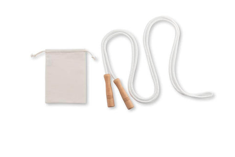 WNEN 165 XANTHI - Cotton Jumping Rope in a Cotton Pouch