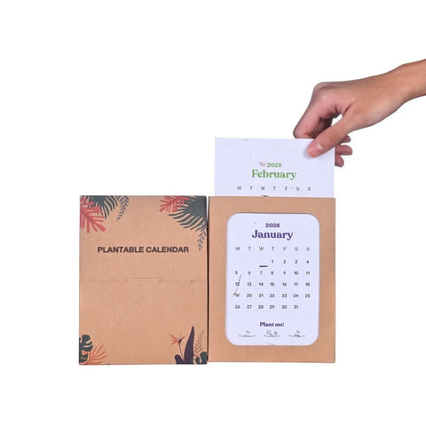 GKEN 9225 eco-neutral® Plantable Calendar with 12 Sheets Seed Paper