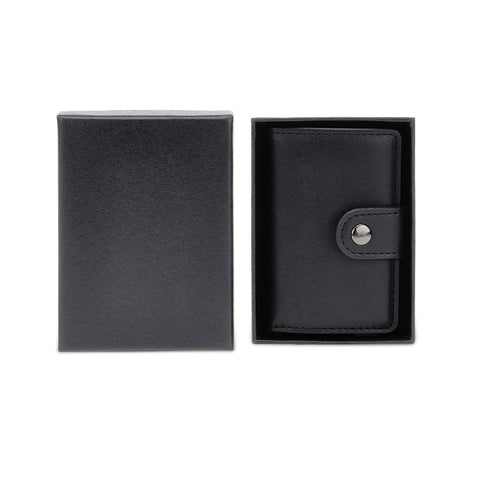 CHGL 9143 FLORINA - RFID PU Slim Cardholder Wallet - Black