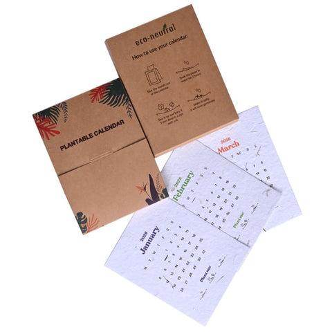 GKEN 9225 eco-neutral® Plantable Calendar with 12 Sheets Seed Paper