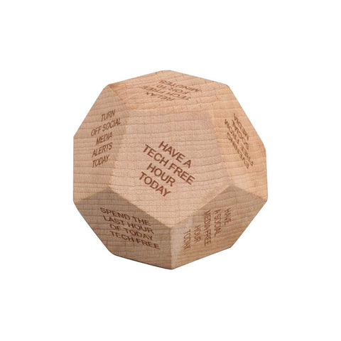 GMEN 9176 ORLI - eco-neutral Digital Detox Wooden Dice