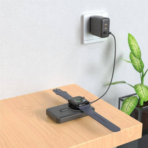 ITPB 1248 - SOLANO - @memorii 10000mAh Mag Wireless Powerbank with Inbuilt Cables