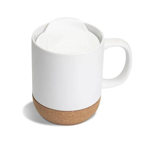 DWGL 3146/47 LUCCA - Giftology Ceramic Mug with Cork and Lid