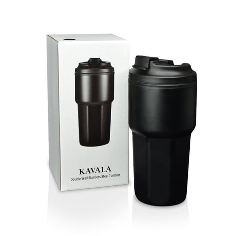DWGL 3142/3 KAVALA - Giftology Steel/PP Double Wall Travel Mug 500ml