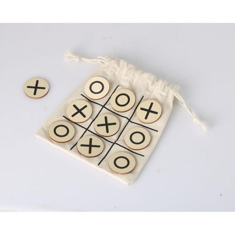 WNEN 9179 STRESA - eco-neutral Wood Tic Tac Toe Game set