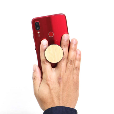 ITGL 1125 VARDO - Giftology Phone Pop Grip with Bamboo Surface