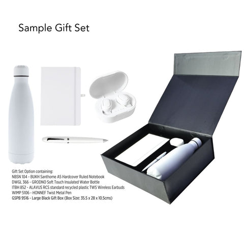 GSPB 9516 Gift Set Packaging with Magnet Closing (Large) - Black