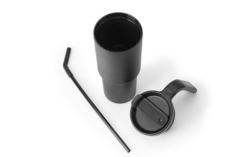 DWHL 3235 / 36 / 37 FORZA 360 - Hans Larsen Recycled Stainless Steel/PP Tumbler with 360 Branding