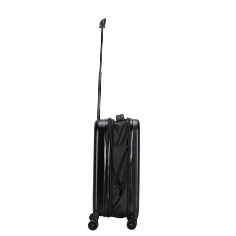 TBSN 2139 ROSTOCK - SANTHOME Foldable Cabin Trolley Bag - Black Matt Finish